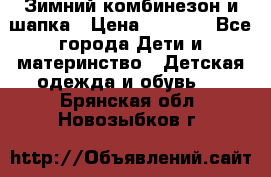 Зимний комбинезон и шапка › Цена ­ 2 500 - Все города Дети и материнство » Детская одежда и обувь   . Брянская обл.,Новозыбков г.